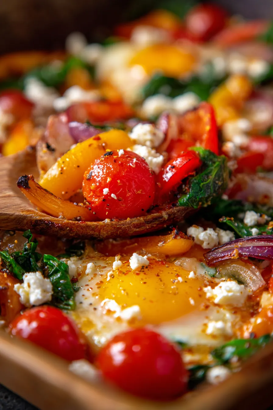 Veggie Bake - texture - golden brown