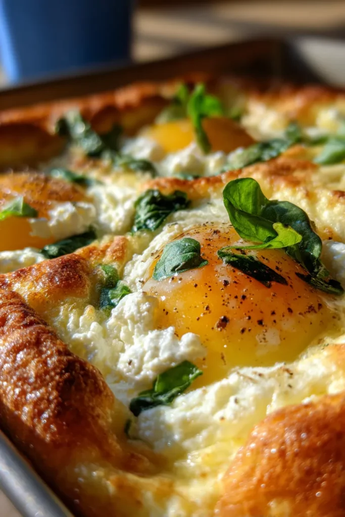 Zesty Lemon Ricotta Egg Bake: High Protein Breakfast Favorite