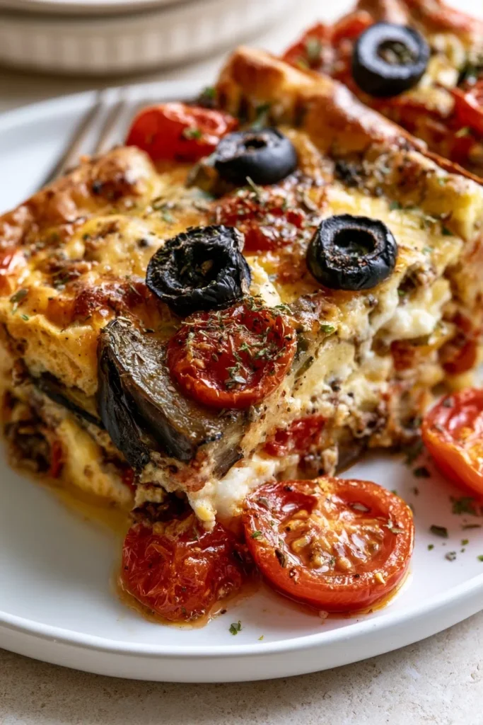 Zesty Mediterranean Breakfast Casserole